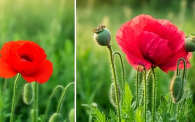 Comment faire la distinction entre le pavot et le coquelicot : floraison, graines et particularités