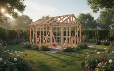 Construire son abri de jardin en bois : guide complet de l’éclairage à l’installation